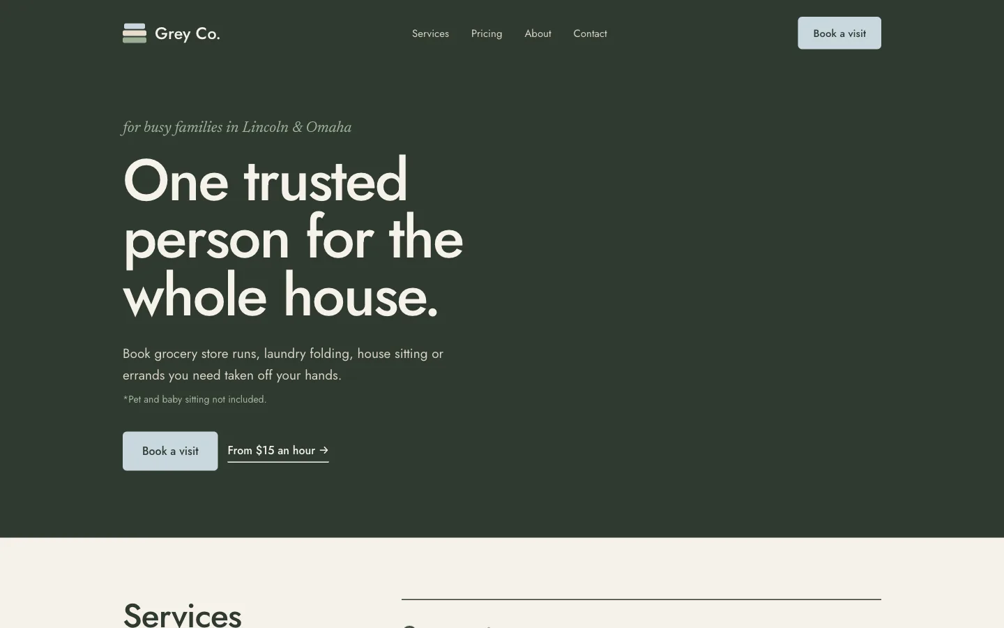 Grey Co homepage